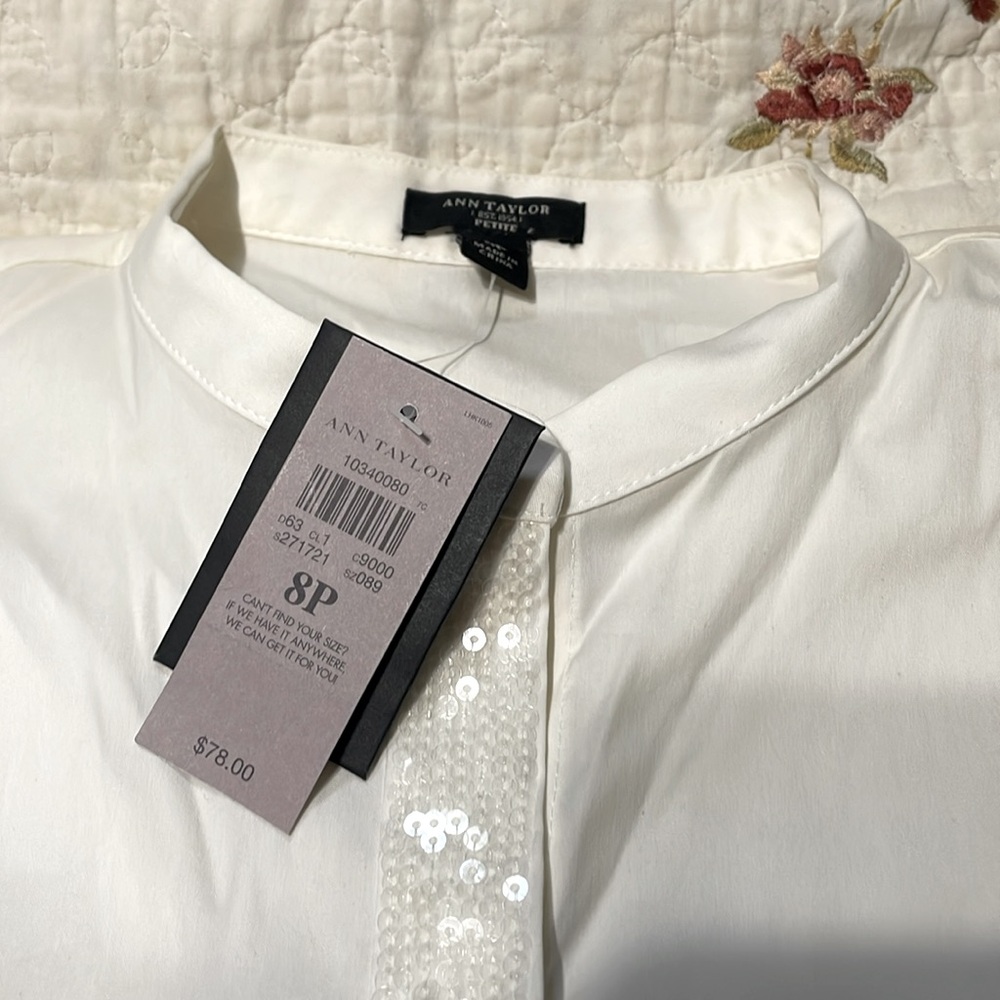 White Button-Up Shirt - Picture 2 of 4